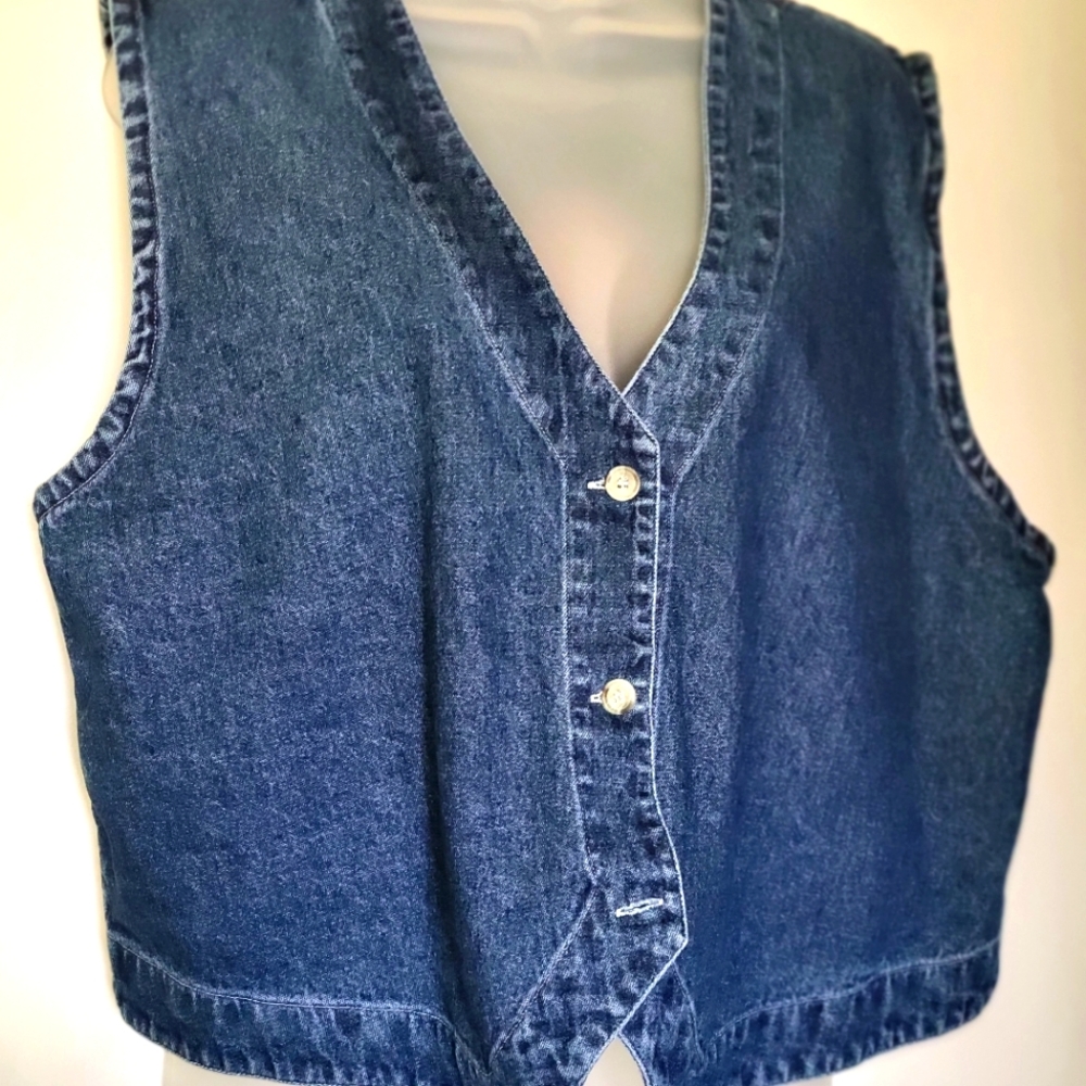 NWT Denim Vest
